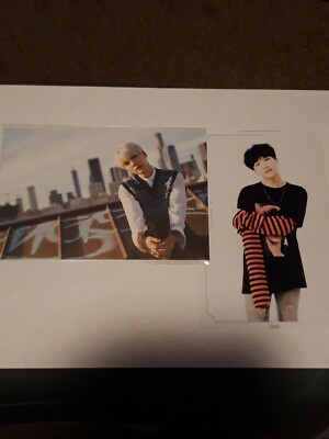 BTS  SUGA Dispatch Magazine Dicon Official Postcard Photocard + 1 photo print 