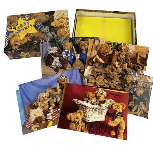 Teddy Bears Notecards Boxed set 20 Cards 6 Designs Blank Cards + Envelopes c2005 - Picture 4 of 5