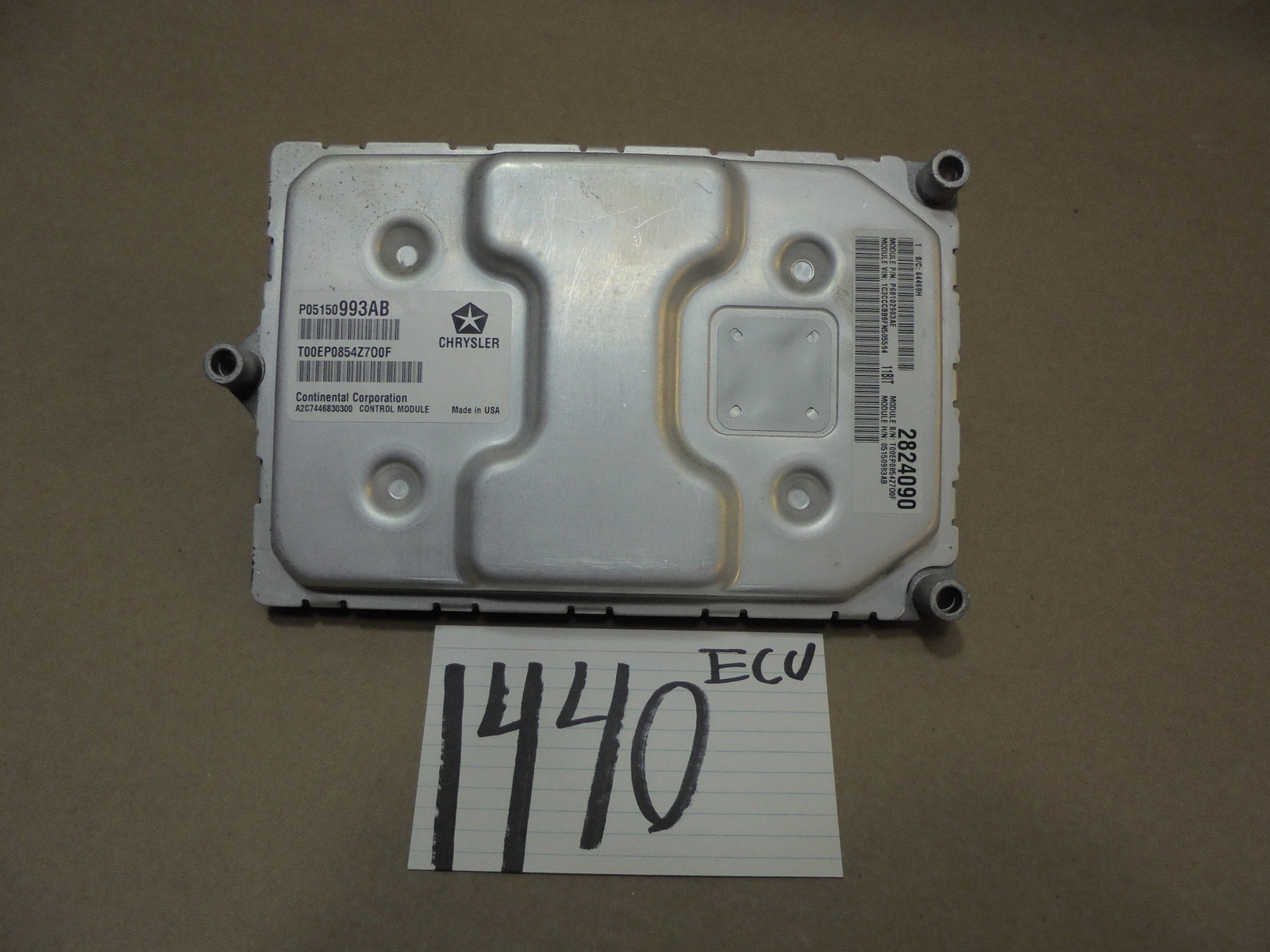 15 Chrysler 200 #1440 Engine Computer ECM ECU P05150993AB