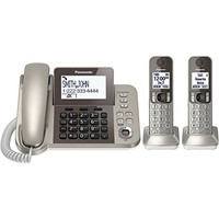 Panasonic Corded Cordless Phone Two Handset Answering Machine System Home Office Panasonic Corded Cordless Phone Two Handset Answering Machine System Home Office