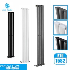 Image of Designer Radiator Horizontal Vertical Oval Column Flat Panel Central Heating Rad