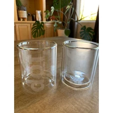 Set of 2 DOF Glasses Cocktail Insulated Double Old Fashioned 11 oz 3534