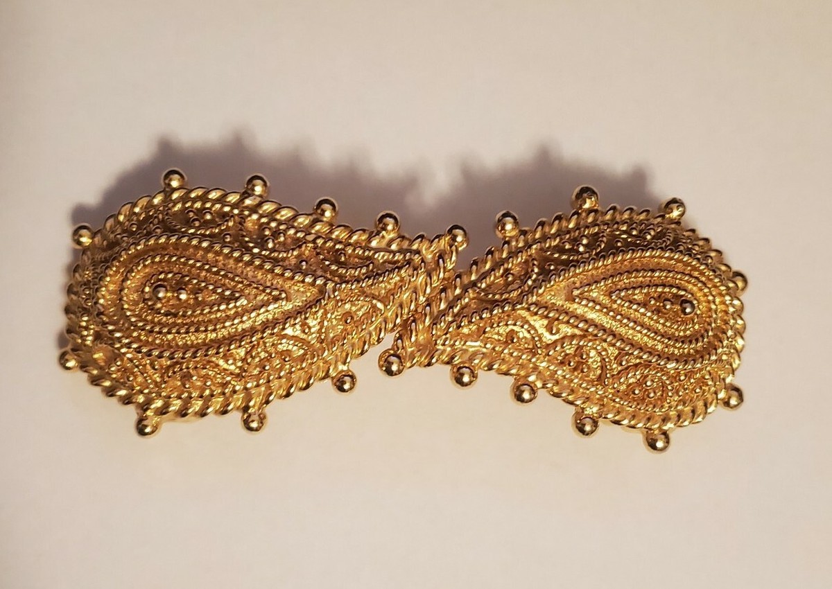 Mimi Di N Belt Buckle Large Vtg 1991 Runway Mimi Di N Belt Buckle Large Vtg 1991 Runway Gold Plated  main image 2