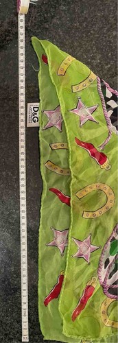 foulard seta donna dolce&gabbana, vintage - usato - ottimo. - Foto 4 di 4