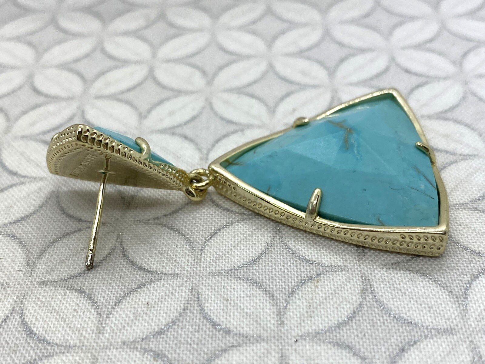 Kendra Scott Maury Triangle statement earrings Tu… - image 5