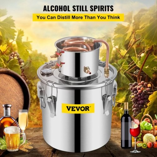 Alcohol Still 96Gal38L Alcohol Distiller with Circulating Pump Alcohol