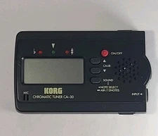 KORG CA-30 Chromatic Tuner Multi Instrument Guitar Bass. Tested & Amazing Cond