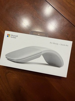 Microsoft CZV-00001 BlueTrack Wireless Bluetooth Surface Arc Mouse - Light Grey