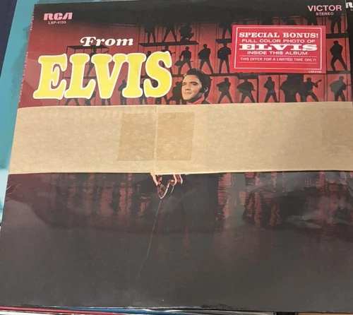 ELVIS PRESLEY From Elvis In Memphis SEALED 1ST PRESSING HYPE STICKER Bonus Photo