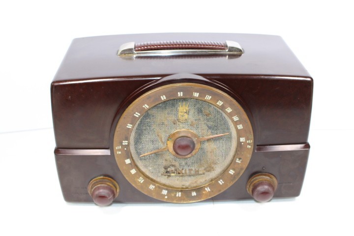 VINTAGE 50s CLASSIC OLD MID CENTURY AM-FM ARMSTONG ZENITH ANTIQUE ...