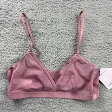 Auden Women's Mesh Unlined Bralette - Mauve - Size M