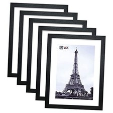 18x24 Poster Frame in with Polished Plexiglass Set of 5 18 x 24 Black