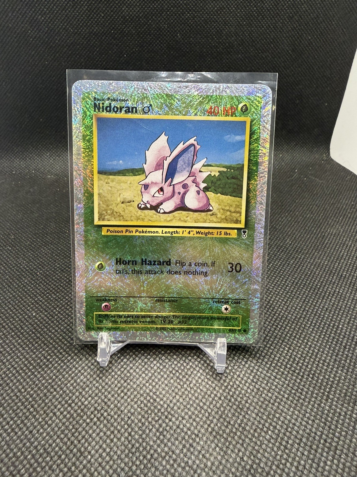 Nidoran (M) - 83/110 - Pokemon Legendary Collection Reverse Holo Rare Card NM