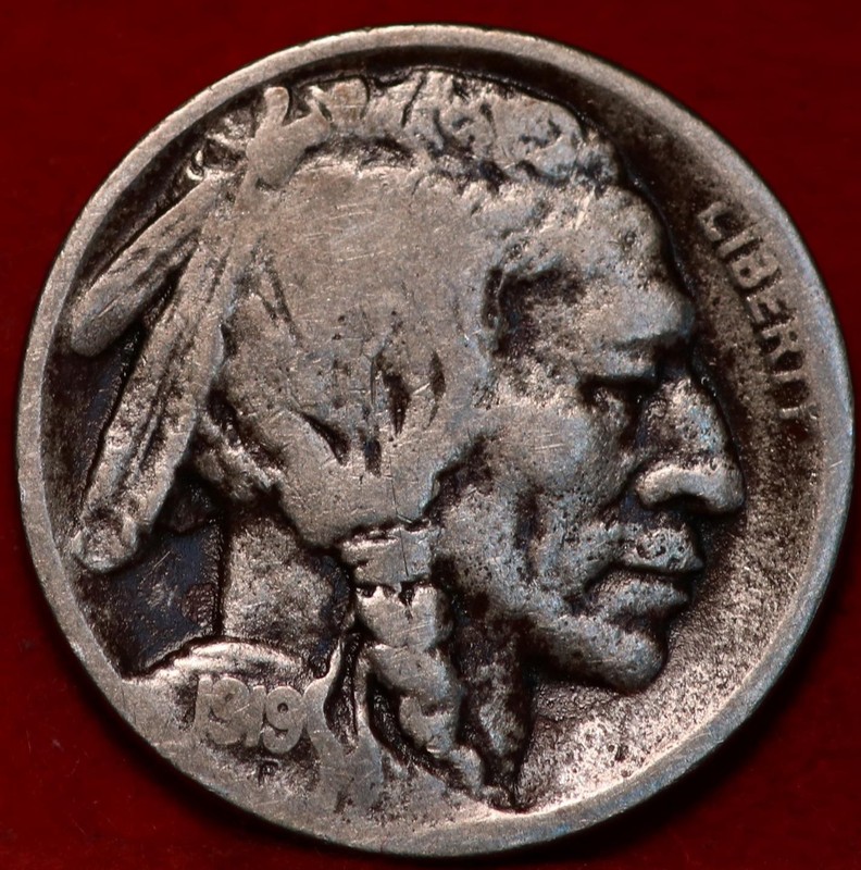 1919-D Denver Mint Buffalo Nickel