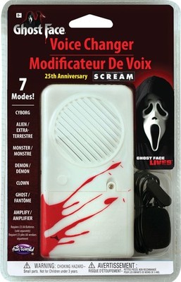 Official Ghost Face Voice Changer Scream 25th Anniversary Halloween