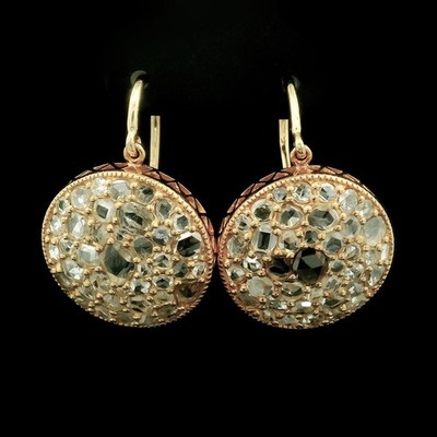 Diamanten Gold Ohrringe 4,38 ct 585 Gold Wert: 6.000 EUR Deta Schmuck Top Preis