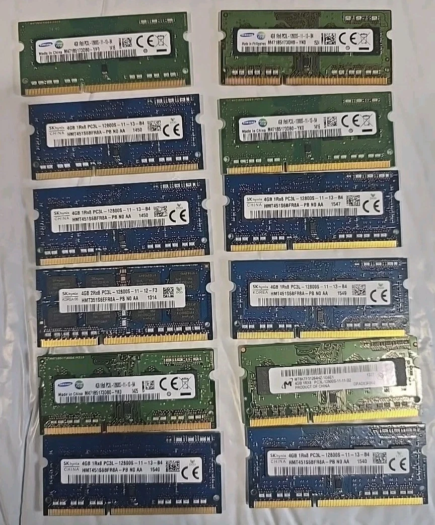 SK hynix PC3-12800 (DDR3-1600) Computer Memory (RAM) for sale - eBay