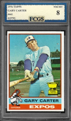 1976 Topps Gary Carter #441 Graded FCGS 8 NM-MT