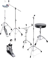 6 Piece Drum Hardware Pack (Percussion Tiltpro X Edition) – Full Stand Kit with 