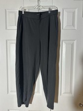 Eileen Fisher Pants Pull On Tencel Pockets Gray Size Large