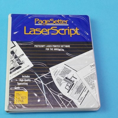 Page Setter Commodore Amiga Program on 3.5'' disk Complete With manual