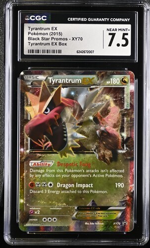 Tyrantrum-EX graded CGC 7.5 for sale on eBay