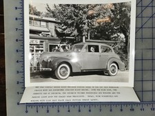 1940 Pontiac Press Photo Brochure Original