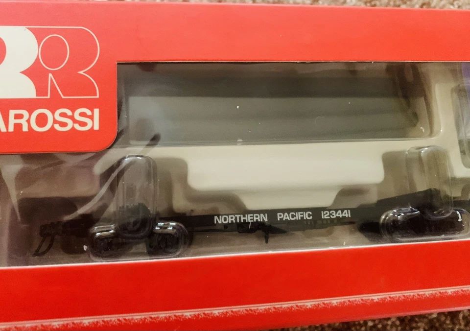 NIB RIVAROSSI NORTHERN PACIFIC LOG CAR SET - 2 PACK MPN R2293 - Beauties! - Image 4 of 4