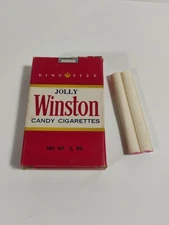 Vintage 1950's? Winston King Size Jolly Candy Cigarettes Box Four Star Candy Co.