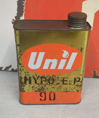 Vintage UNIL Hypo EP90 Öl, 2 Liter Dose / Dose (UN07)