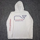 Philadelphia Phillies Vineyard Vines Mens XL White Hooded Long Sleeve T-Shirt