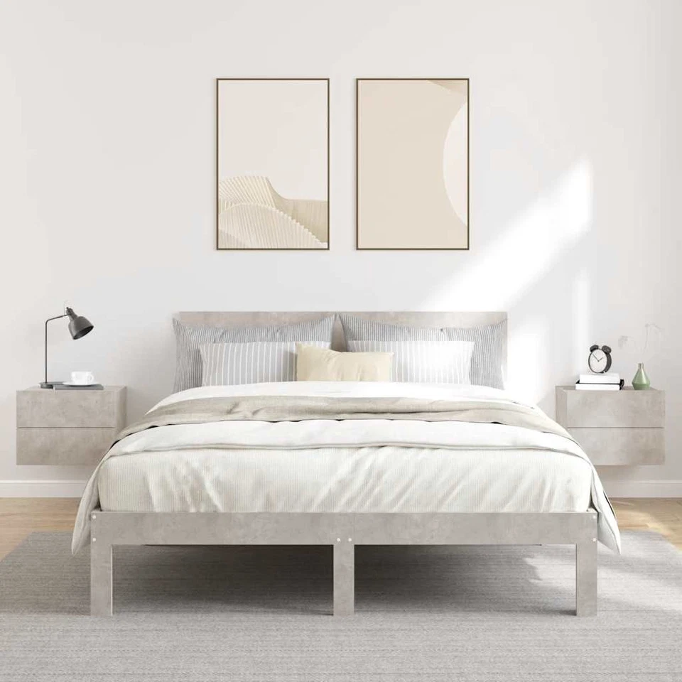 1/2x Comodino in Rovere 40x30x30 cm in Truciolato di Diversi Colori vidaXL - Immagine 2 di 4