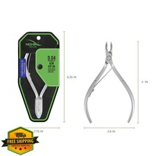 NGHIA Cuticle Nipper Stainless Steel D-04 JAW 12 Grey Plated Sharp