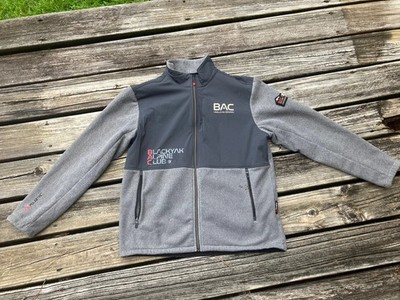 Black Yak Alpine Club Fleece Jacket Grey Great For Mountaineering &Outdoor Sz Lg