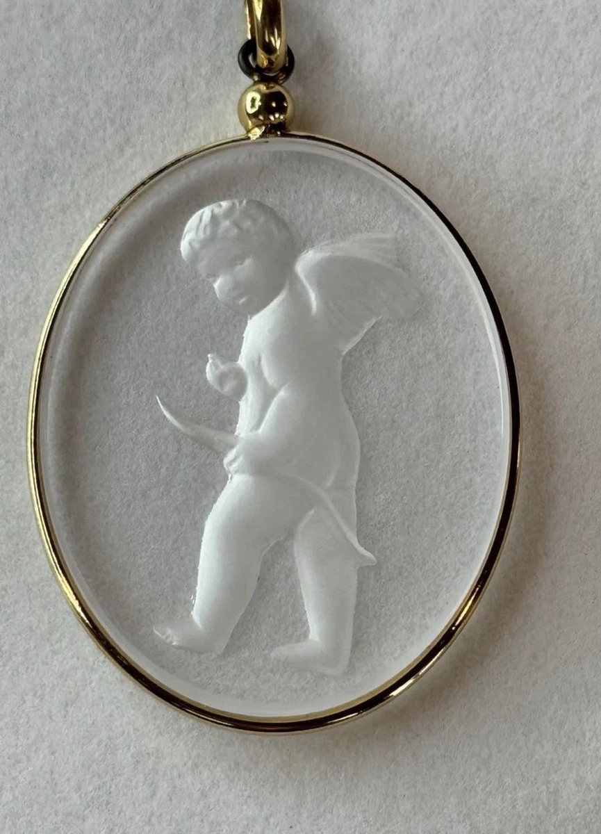 LALIQUE　 ネックレスヘッド 、アンファンエンジェル、シルバー lalique necklace products for sale | eBay