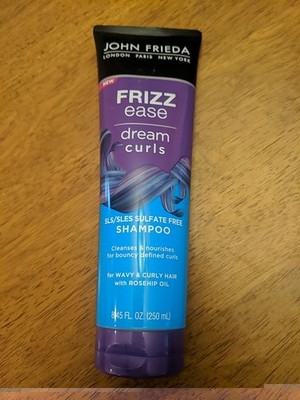 John Frieda Frizz Ease Dream Curls Shampoo for Wavy Curly Hair, 8.45 oz