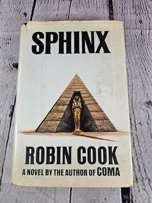 VTG Sphinx Robin Cook 1979 First Edition Hardcover DJ G.P. Putnam Thriller Novel