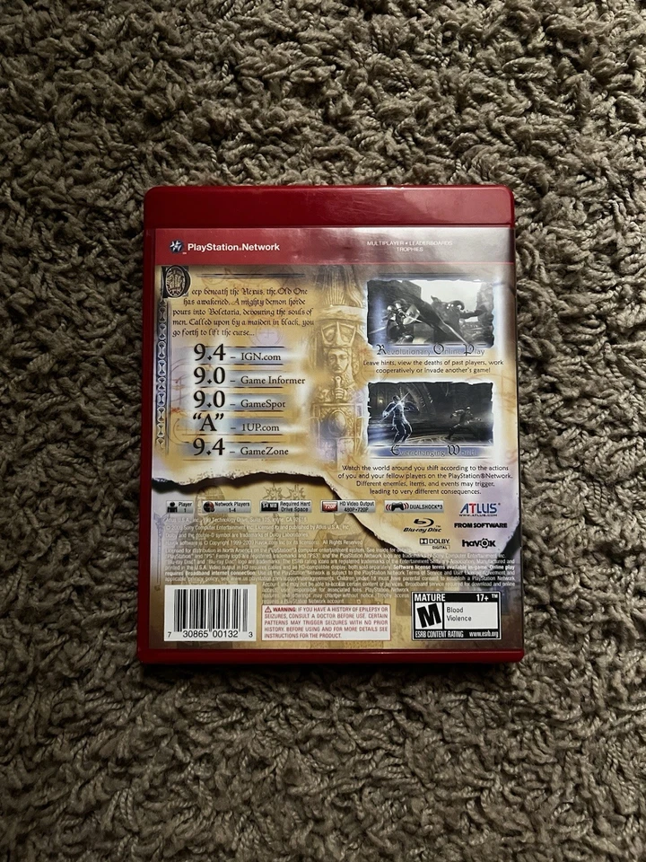 Demon's Souls Sony PlayStation 3, 2009, Complete in Box, Tested Working - Image 2 of 4