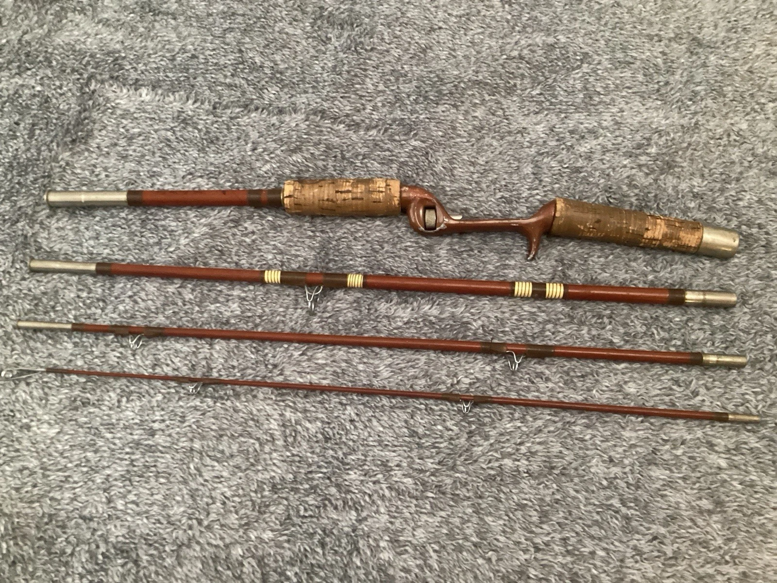 Vintage Wright & McGill Eagle Claw Trailblazer 4pc Rod 72” USA