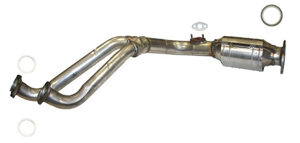 Convertidor catalítico delantero para Toyota Land Cruiser 1995-1997 Foto 2 de 4