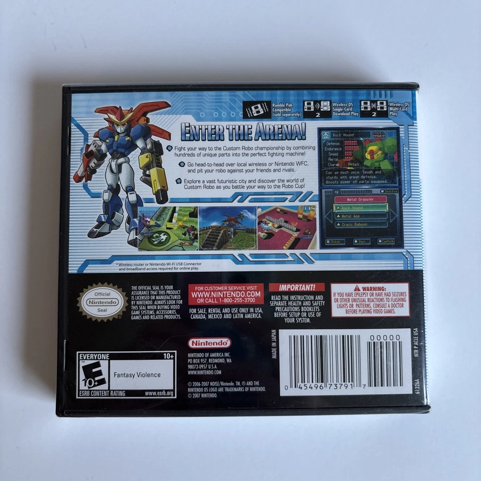 Custom Robo Arena (Nintendo DS, 2007), New/Factory Sealed - Image 4 of 4