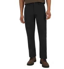 Wrangler Men's Regular Fit Tech Pant, Black, 34x30