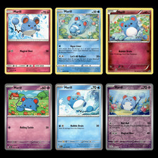 Marill Lot 135.0 Sun Moon Lost Thunder Pokemon Cards Collection Set TCG