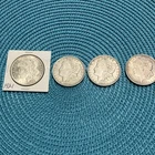 Morgan Silver Dollar Coins Lot 1921 Circulated $1 0.9 Fineness - 4 Coins