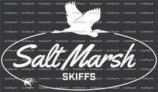 Salt Marsh Skiff Boats - Cartruck Vinyl Die-cut Peel N Stick Decalsstickers Salt Marsh Skiff Boats - Cartruck Vinyl Die-cut Peel N Stick Decalsstickers