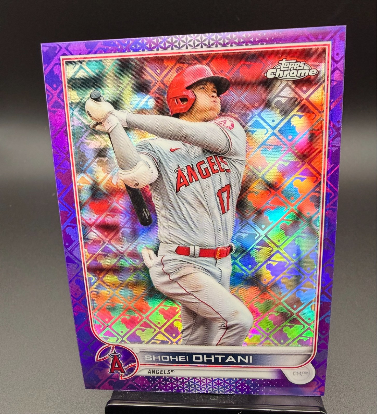 2022 Topps Chrome Logofractor - Shohei Ohtani #1 Purple Refractor /250