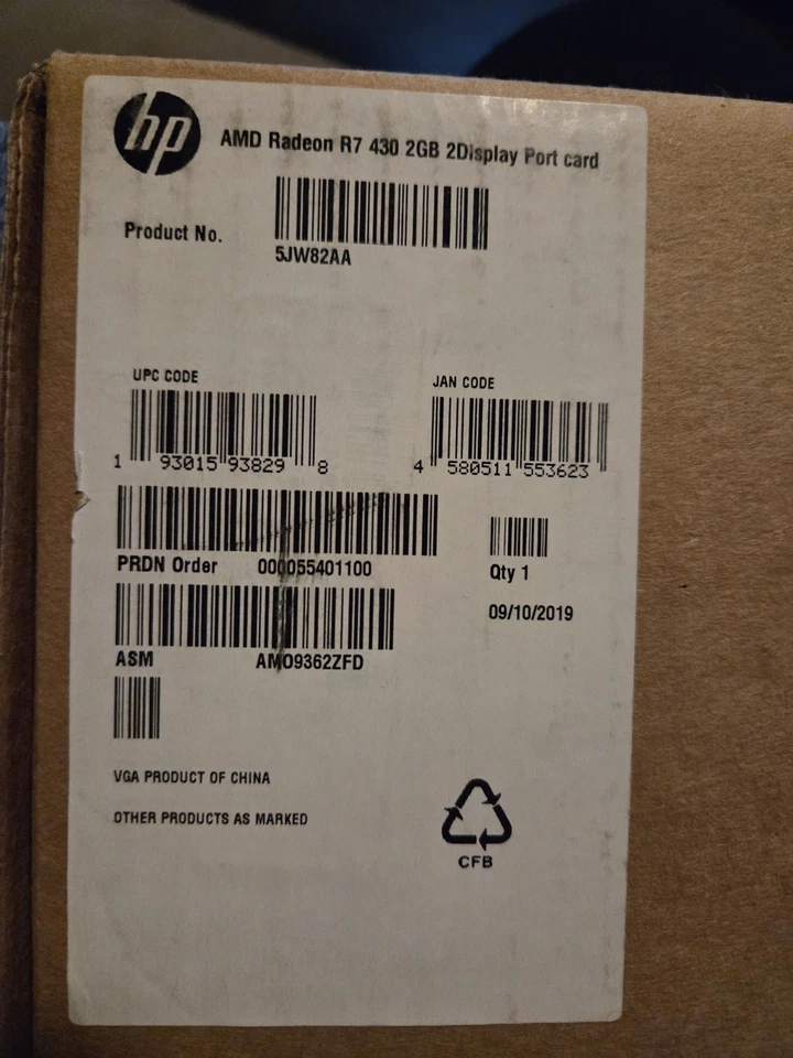 HP Graphics Card Radeon R7 430-2 GB GDDR5 PCIe 3.0 x16 VGA - Image 2 of 3