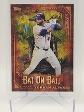 2025 Topps X Bob Ross the Joy of Baseball - Bat on Ball Yordan Alvarez #BOB-10