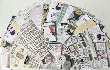 Crate Paper BLOOM 12 x 12 Paper Pad Embellishment Set Set E Save 55