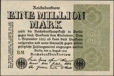 R.101c: 1 Million Mark 1923 (1) unc